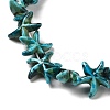 Synthetic Turquoise Dyed Beads Strands G-P507-04A-4