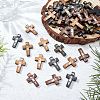  DIY Crucifix Cross Pendant Necklace Making Kits DIY-NB0007-51-5