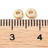 Brass Flat Round Spacer Beads KK-M085-A-12G-01-3