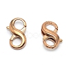 Brass Double Opening Lobster Claw Clasps KK-WH0043-10B-1