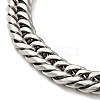 201 Stainless Steel Cuban Link Chains Bracelet for Men Women BJEW-H550-07A-P-2