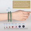 SUNNYCLUE Natural Green Aventurine Round Beads Stretch Bracelets BJEW-PH0001-8mm-24-7