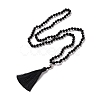 Tassel Pendant Necklaces NJEW-P191-A10-1