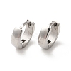 Non-Tarnish Polishing 304 Stainless Steel Hoop Earrings EJEW-P255-11P-1