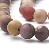 Natural Mookaite Beads Strands G-T106-157-2