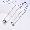 304 Stainless Steel Coreana Chain Necklace NJEW-S420-005D-P-5
