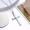 925 Sterling Silver Necklace NJEW-BB30326-5