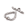 304 Stainless Steel Toggle Clasps STAS-A067-01P-2