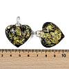 Lampwork Pendants FOIL-K003-02D-3