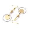 Brass Earrings for Women EJEW-JE05767-4