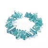 Natural Quartz Crystal Points Beads Strands G-K181-B31-2