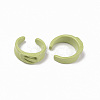 Spray Painted Alloy Cuff Rings RJEW-T011-03-RS-3