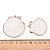 Natural Scallop Shell Pendants SSHEL-N038-14-3