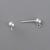 304 Stainless Steel Ball Stud Earring Post STAS-H410-10S-A-2