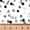 Opaque & Transparent Inside Colours Glass Seed Beads SEED-F004-4mm-01-6