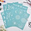 Olycraft Self-Adhesive Silk Screen Printing Stencil DIY-OC0003-79A-5