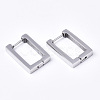 304 Stainless Steel Huggie Hoop Earrings EJEW-N016-005-2