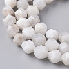 Natural White Crazy Lace Agate Beads Strands G-F668-03-6mm-3