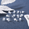 Boutigem 60 Sets 6 Style Crown & Cross & Swan & Vortex Transparent Resin Stud Earrings for Women EJEW-BG0001-02-6