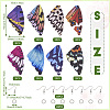 DIY Butterfly Wing Earring Making Kit DIY-TA0006-45-13