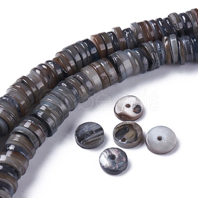 Natural Freshwater Shell Beads Strands BSHE-I016-04-1