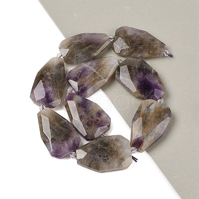 Natural Amethyst Beads Strands G-P548-B08-01-1