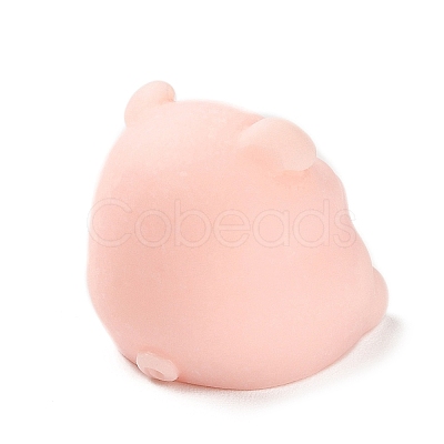 Resin Pig Figurines Ornament DJEW-Z003-01F-1