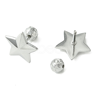 Non-Tarnish 304 Stainless Steel Ear Studs EJEW-Q801-07P-1