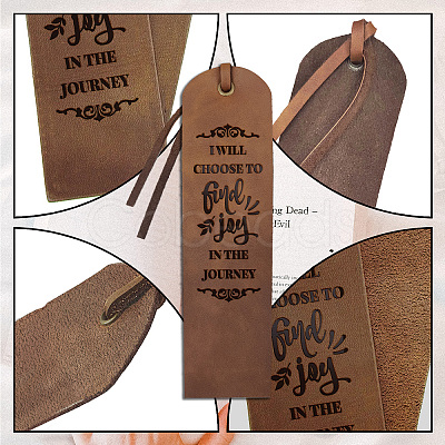 Cowhide Leather Labels AJEW-WH0386-0023-1