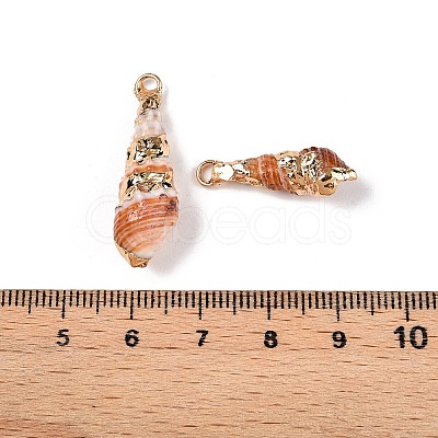 Natural Sea Shell Pendants SSHEL-N038-34-1