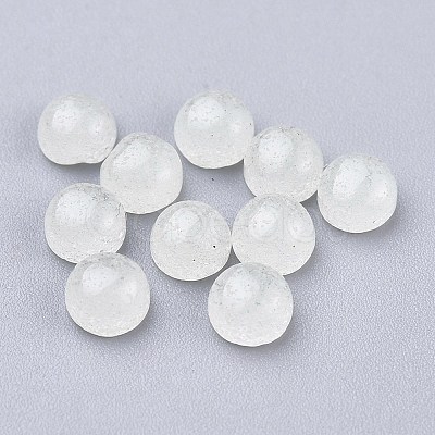 Synthetic Luminous Stone Cabochons G-P393-R61-4MM-1