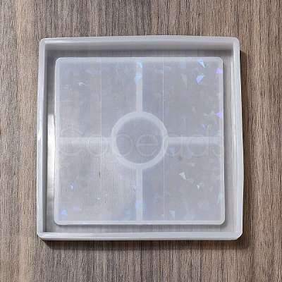 Silicone Laser Effect Cup Mat Molds DIY-C061-03B-1