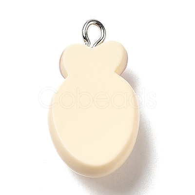 Opaque Resin Pendants RESI-C037-01F-1