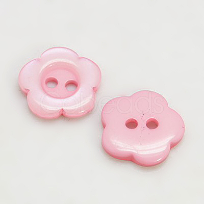 Resin Buttons RESI-D031-11mm-05-1