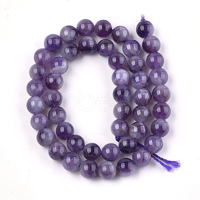 Natural Amethyst Beads Strands X-G-S333-8mm-020-1