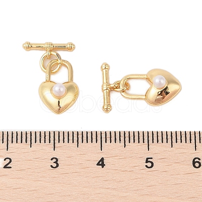 Brass Toggle Clasps KK-B111-04G-1