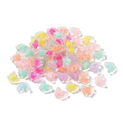 Transparent Acrylic Beads OACR-A027-10-1