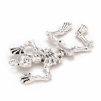 Halloween Tibetan Style Alloy Pendants FIND-B007-01AS-1