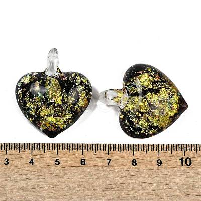 Lampwork Pendants FOIL-K003-02D-1