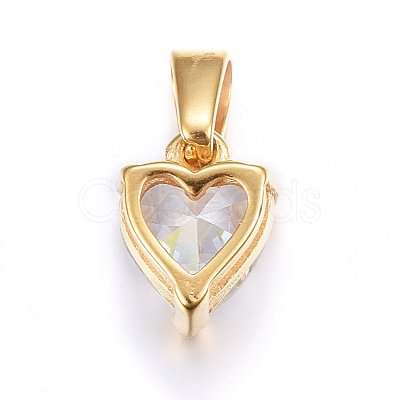 Cubic Zirconia Charms X-STAS-P216-13G-1