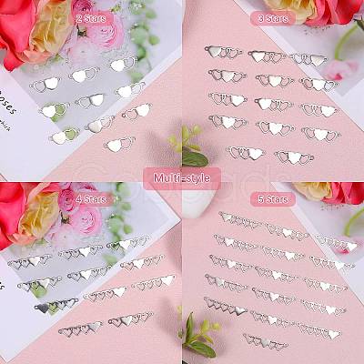 10Pcs Stainless Steel Connector Charms STAS-SZ0003-17D-1