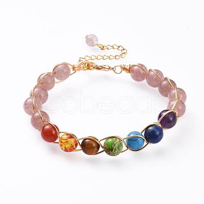 Chakra Jewelry BJEW-JB04561-1