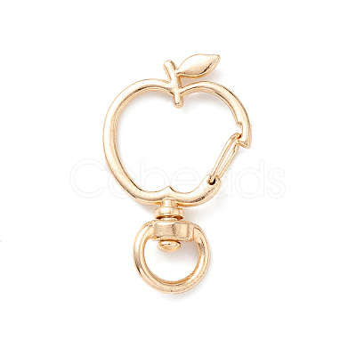 Apple Alloy Swivel Clasps X-FIND-L012-02KCG-1