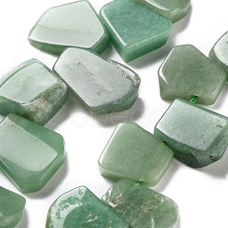 Natural Green Aventurine Beads Strands G-P528-K05-01-1