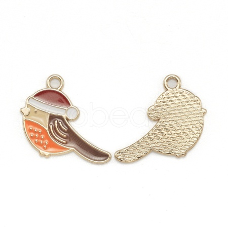 Alloy Enamel Pendants ENAM-E569-06-1