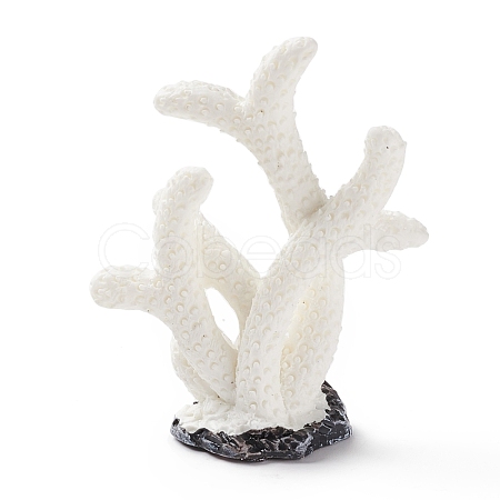 Resin Imitation Coral Ornaments DJEW-G026-02A-1