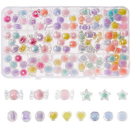 PandaHall Elite Transparent Acrylic Beads TACR-PH0001-67-1