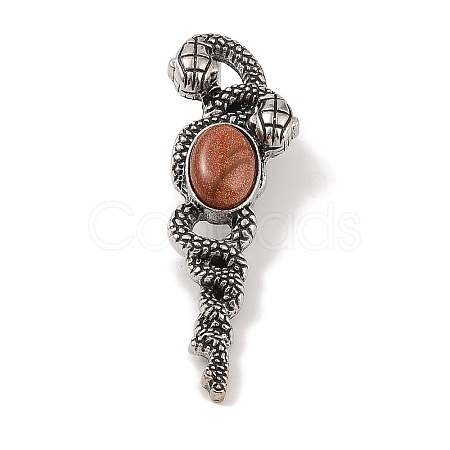 Synthetic Goldstone Pendants G-A224-03AS-04-1