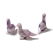 Natural Lepidolite Home Display Decoration, 3D Dinosaur, 48x21x46mm