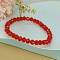 Classic Ethnic Style Faceted Glass Stretch Bracelets for Women